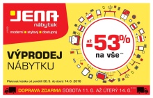 akční leták Jena nábytek 30.5.2016-14.6.2016