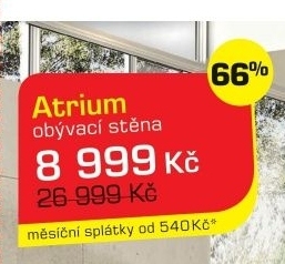 Atrium ATRM02B (šedá dub sonoma/bílá lesk)