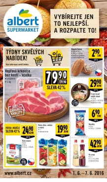 akční leták Albert 1.6.2016-7.6.2016