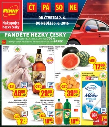 akční leták Penny Market 2.6.2016-5.6.2016