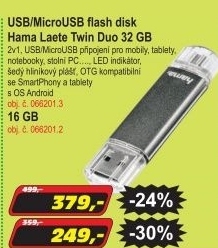 USB Hama Twin 32GB