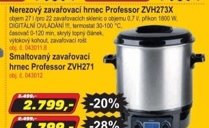 Nerezový zavařovací hrnec Professor ZVH273X