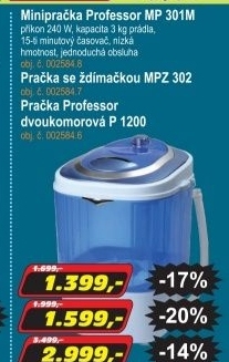 Minipračka Profesor MP 301 M