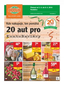 akční leták Globus 2.6.2016-8.6.2016