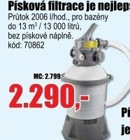 Filtrace písková Bestway Standard 2006 l/hod