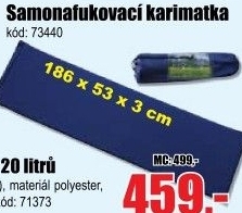 Karimatka Acra samonafukovací 186 x 53 x 3 cm