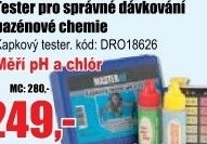 Tester kapkový pH, Cl Mastersil