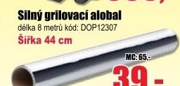 Alobal grilovací silný 44cm, 8m, 16mikr.
