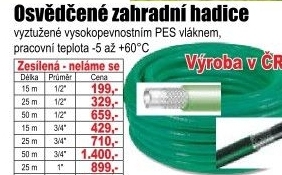 Hadice zahradní 1/2