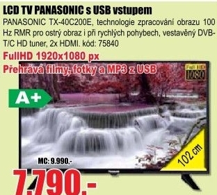 BTV LCD PANASONIC TX-40C200E