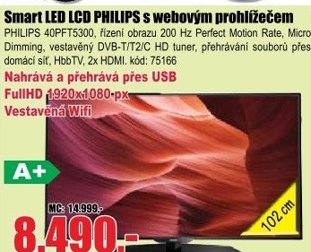 BTV LCD PHILIPS 40PFT5300/12