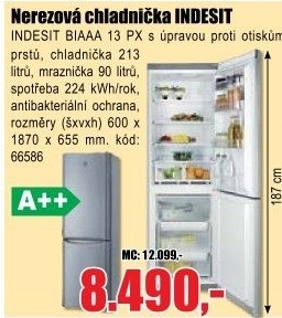 Chlad/mraz INDESIT BIAAA 13 P X