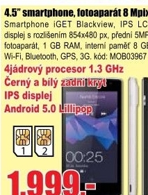 Telefon iGET Blackview Breeze