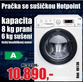 Pračka se sušičkou Hotpoint WDD 8640B EU 2v1 8/6 kg