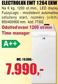 Pračka ELECTROLUX EWT 1264 EKW