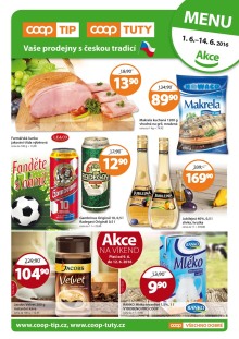 akční leták COOP 1.6.2016-14.6.2016