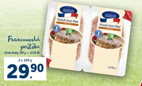 Paštika francouzská Spécialités Francaises