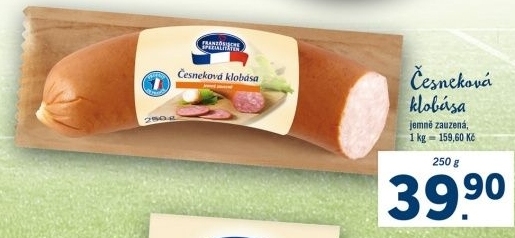 Česneková klobása Spécialités Francaises