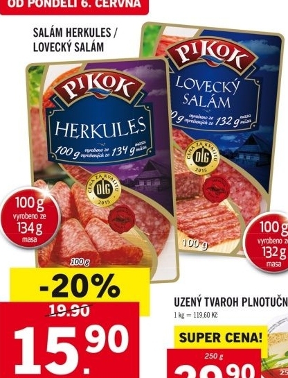 Salám Herkules Pikok