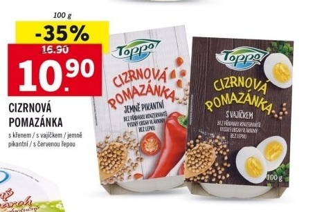 Cizrnová pomazánka s křenem Toppo