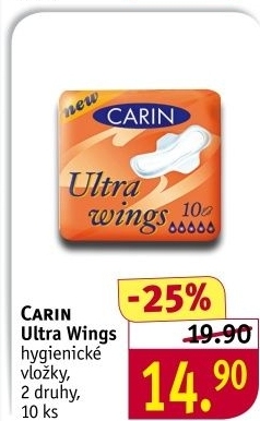 Vložky dámské Ultra Wings Carine