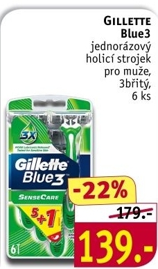 Jednorázová holítka pánská Gillette Blue 3