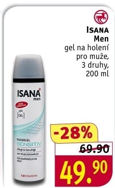 Gel na holení pánský Men Isana