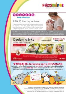 akční leták ROSSMANN drogerie 6.6.2016-3.7.2016