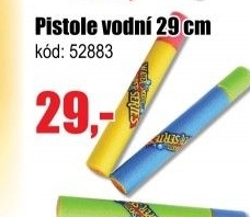 Pistole na vodu 29cm pěnová