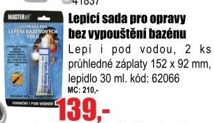 Set pro lepení pod vodou Mastersil