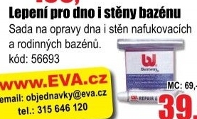 Lepení Bestway pro dno i stěny bazénu