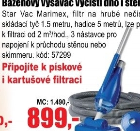 Vysavač bazénový Star Vac Marimex