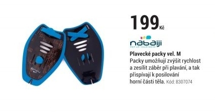 PLAVECKÉ PACKY VELIKOST M MODRÉ