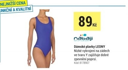 DÁMSKÉ JEDNODÍLNÉ PLAVKY LEONY MODRÉ