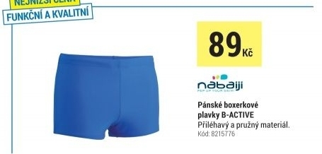 PÁNSKÉ BOXERKOVÉ PLAVKY B-ACTIVE MODRÉ