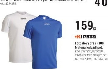 FOTBALOVÝ DRES F100 PRO DOSPĚLÉ BÍLÝ