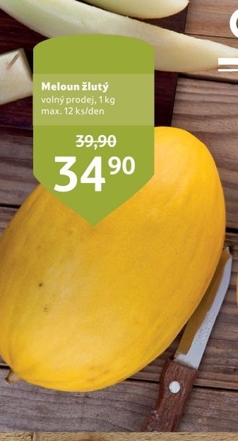 Meloun cukrový žlutý