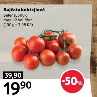 Rajčata koktejlová