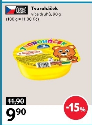 Dezert Tvaroháček Milko