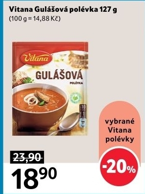 Instantní polévky Vitana