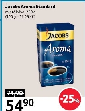 Mletá káva Jacobs Aroma Standard