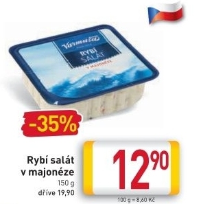 Salát rybí v majonéze Varmuža