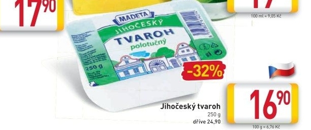 Tvaroh Jihočeský Madeta