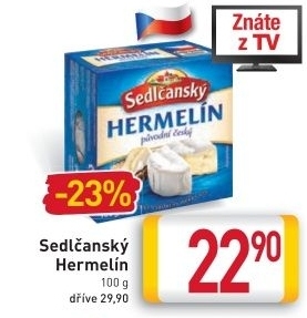 Sýr Hermelín Sedlčanský