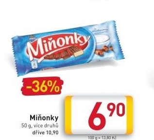 Oplatky Miňonky Opavia