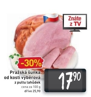 Šunka pražská od kosti