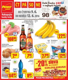 akční leták Penny Market 9.6.2016-12.6.2016