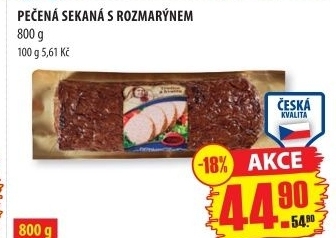 Sekaná pečená s rozmarýnem Ravy