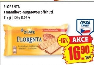 Oplatky Florenta Zlaté Opavia