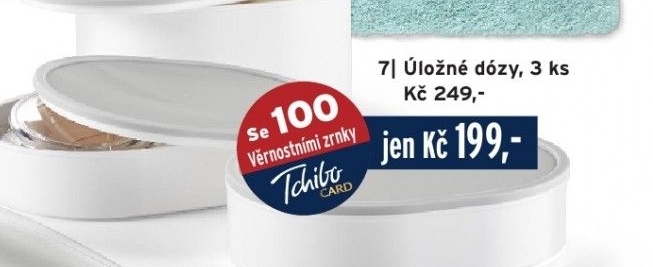 Úložné dózy, 3 ks